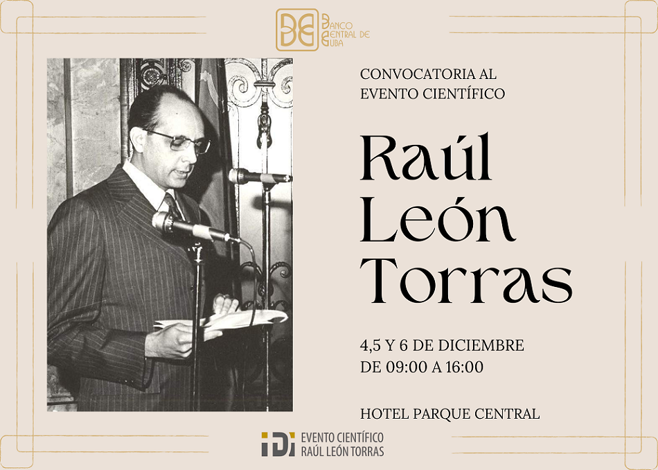 Imagen relacionada con la noticia :Convocatoria al Evento Científico Raúl León Torras 2024